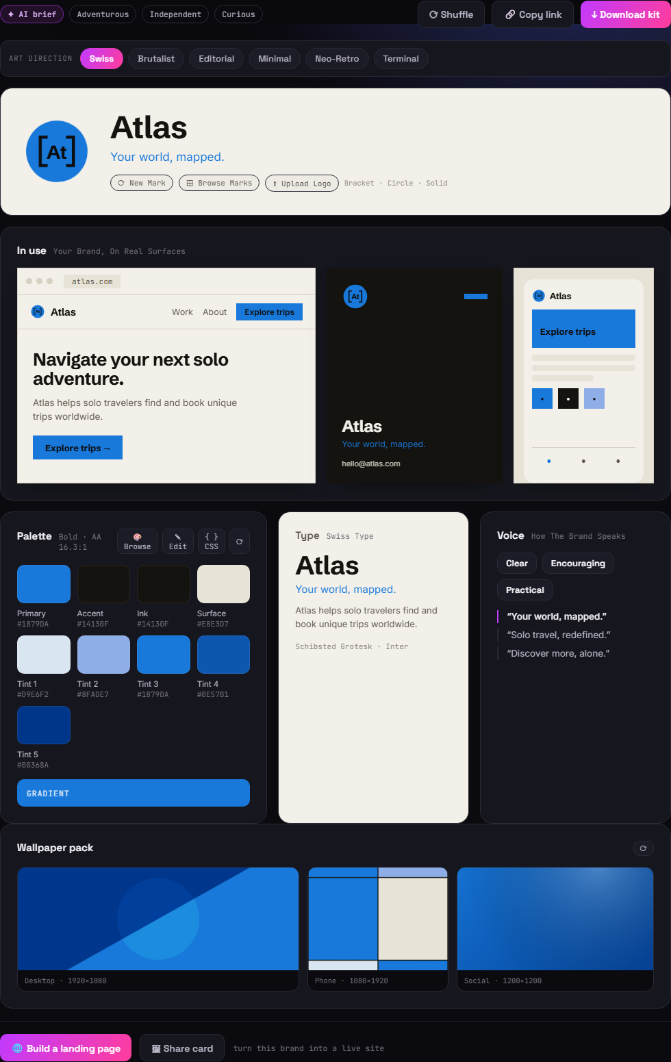 Brandbox screenshot 2
